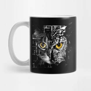 Cat owl Mug